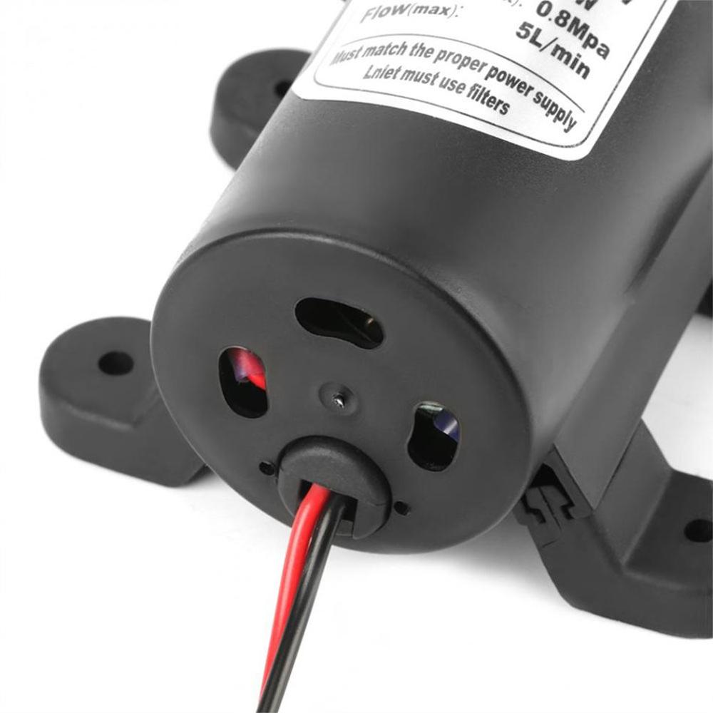 Mikro elektryczna pompa membranowa wysokociśnieniowa elektryczna pompa membranowa 5l / Min DC 12v 60w pompa wodna 0.8mpa 5l / Min