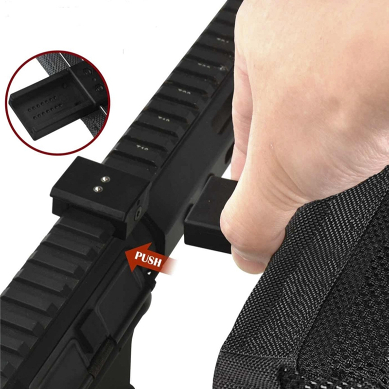 Brass Catcher Quick Release Shell Catcher With Detachable Picatinny Heat Resistant Thickened Mesh AMMO Pouch For ar15