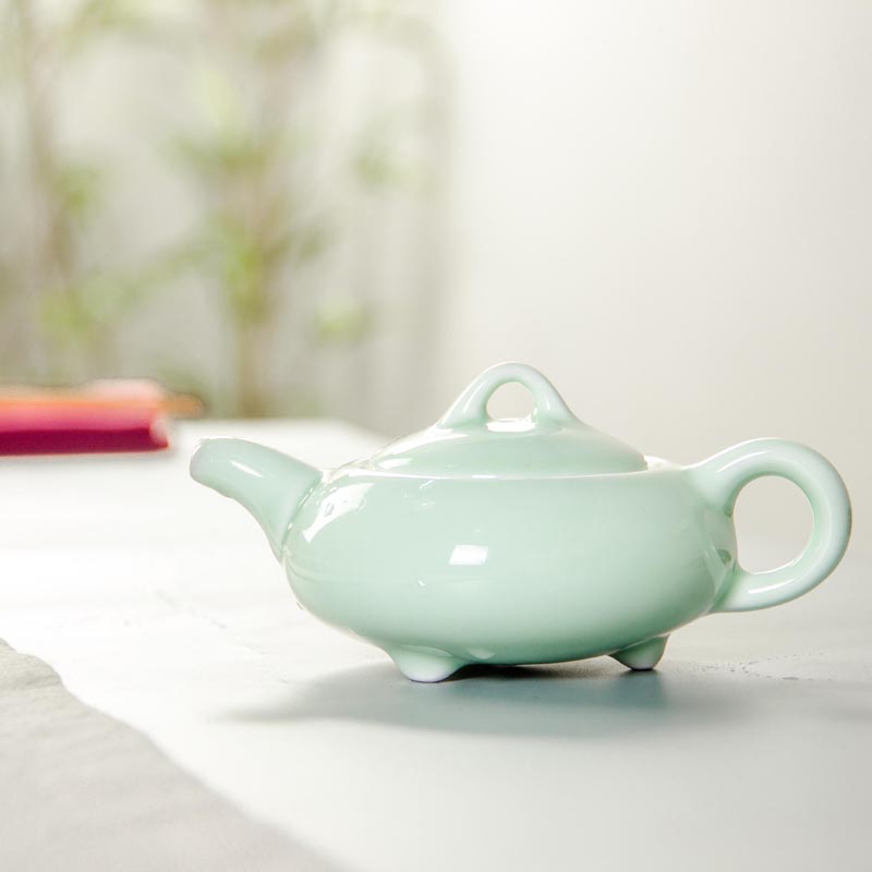 China miniature tea sets cup celadon Tea set Small Tea cup Exquisite Tea Set 1 teapot 6 cups Chinese Creamic Crafts B012