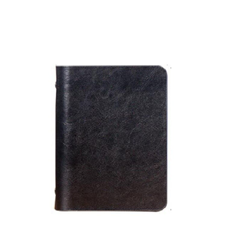 A7 Kleine Notebook Met Hard Retro Cover Leather Mini Pocket Boek Losse Notepad Briefpapier Notebooks Office Accessoires