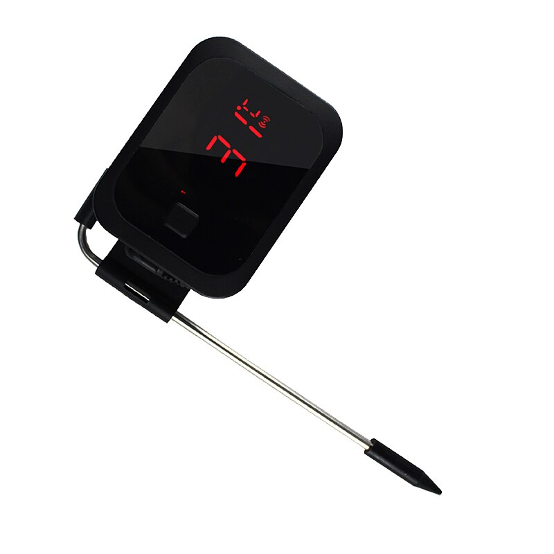 Inkbird-thermomètre pour barbecue sans fil Bluetooth, IBT-2X, cuisine, avec Double sonde et minuterie pour four, grille de viande, contrôle d'application gratuit: 1 sensor