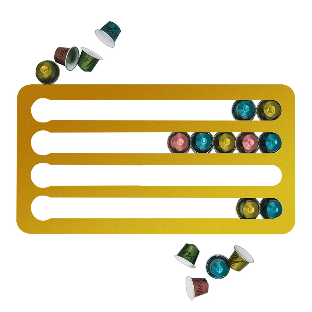 Modern Rotary Coffee Pods Holder Coffee Pods Capsule Storage Shelves Tray