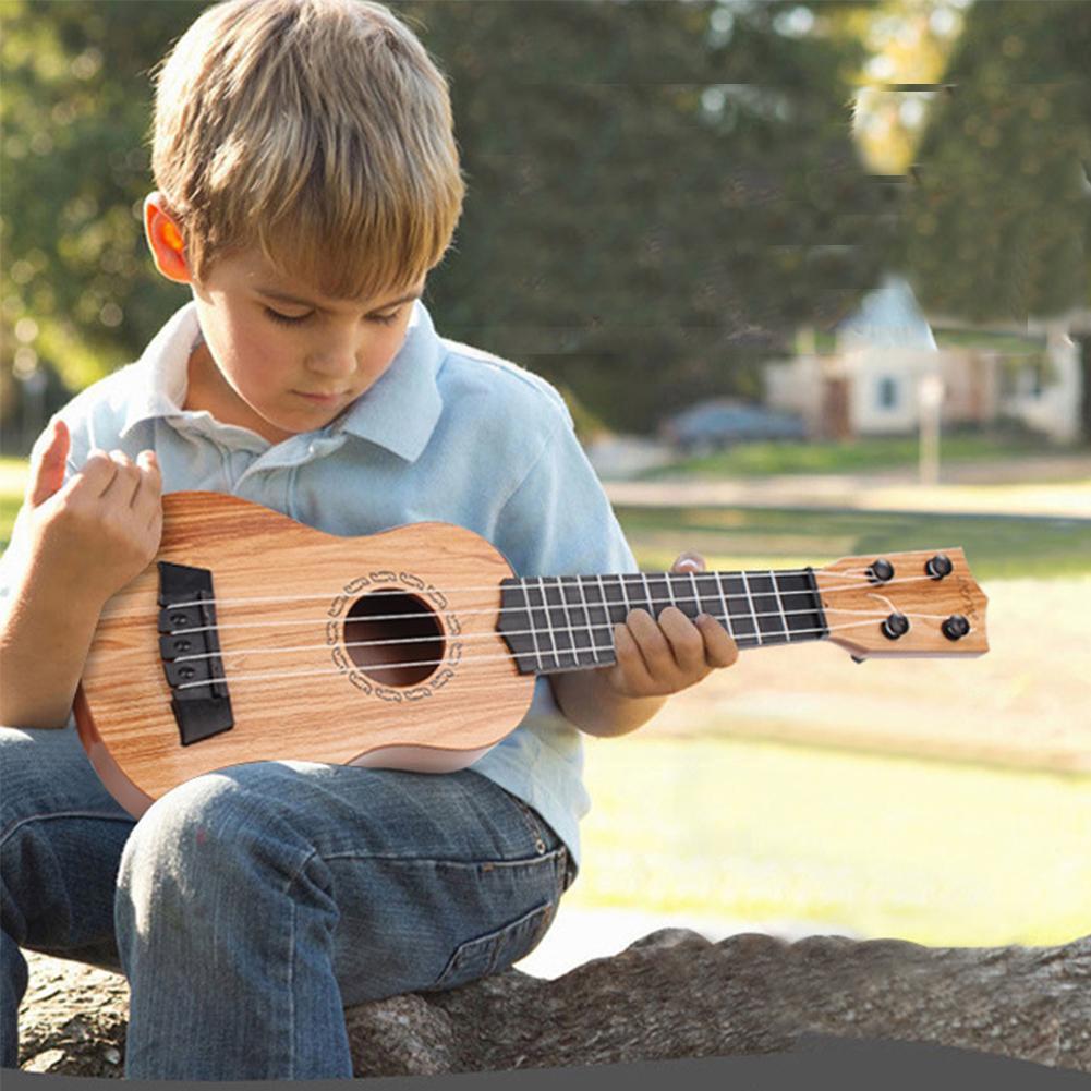 Enfants Ukulélé Soprano Débutant Ukulélé Guitare Débutant Acajou Tuning Ukulélé Ukulélé Cou Cordes 4 Délicate Bois Pe A2s0