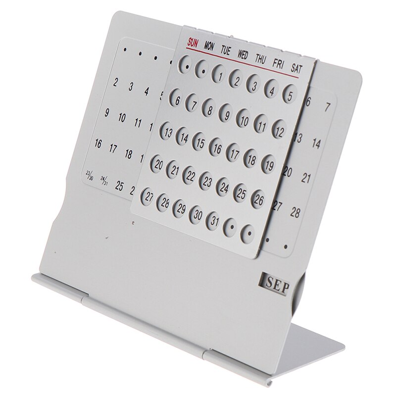 1 pcs Metal fabrication Perpetual Unique 100 Years Perpetual Calendar Office Supplies