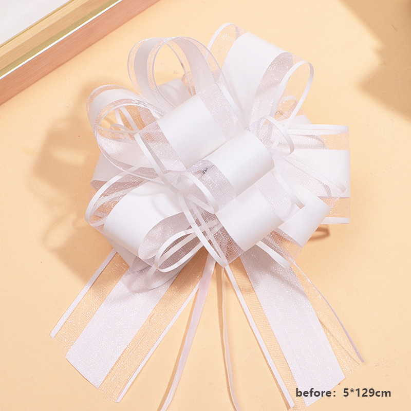 4/10Stck Hochzeit Auto Bogen Bänder Blume Auto Auto Dekor wickeln Verpackung Valentinstag Geburtstag Veranstaltungen Party liefert