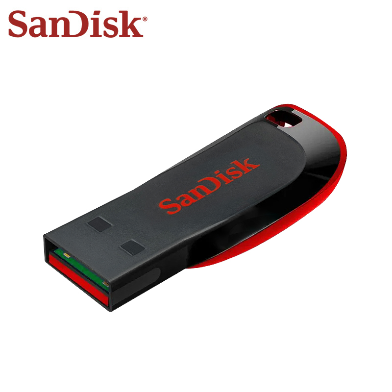 SanDisk Super Mini USB 2.0 Flash Drive 16GB 32GB 64GB 128GB CZ50 Originele Pen Drive voor Computer TV Auto audio Pendrive