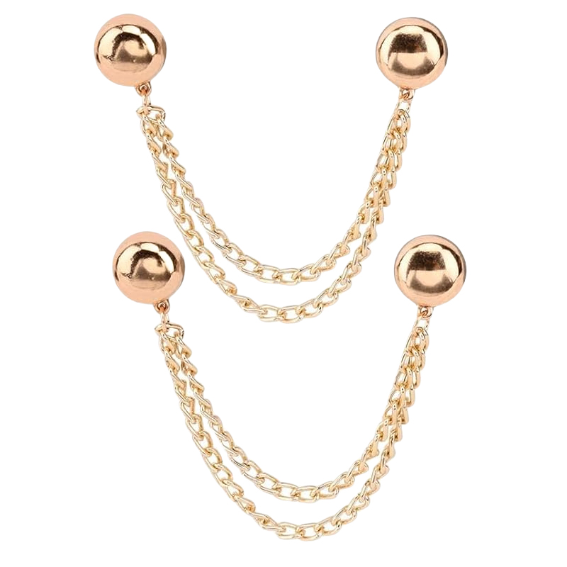 Magneet Kledingspelden Metalen magnetische kledingclips met ketting Multifunctionele sterke magneetpin Magnetische knopclips voor bevestiging: Roze