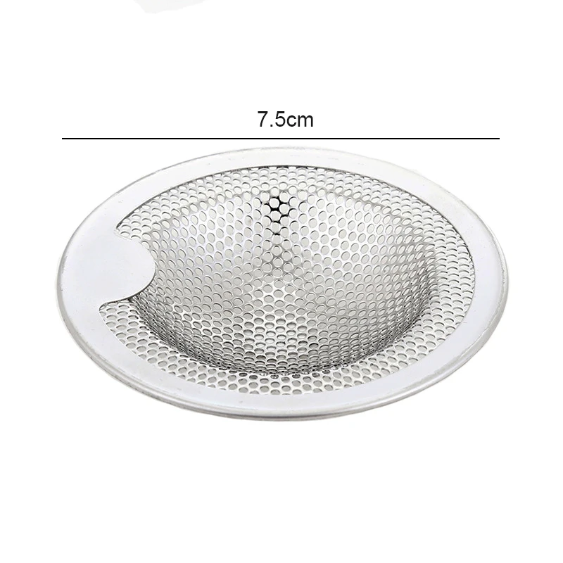 Küche Waschbecken Filter Mesh Edelstahl Waschbecken Sieb Anti-Blocking Badezimmer Bodenabläufe Haar Catcher Stopper Waschbecken Zubehör: Brown