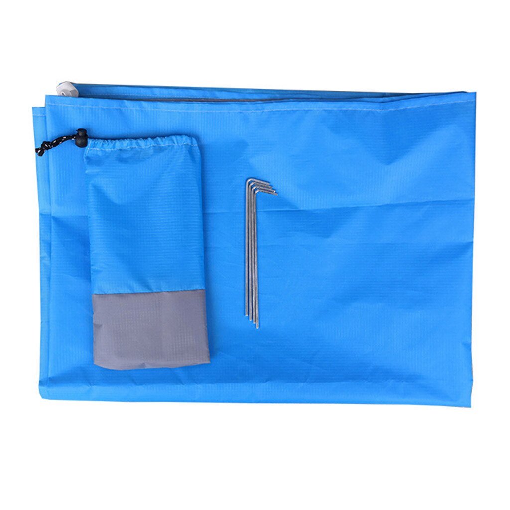 200*200 Cm Camping Herbruikbare Tent Waterdichte Mat Oxford Doek Vochtige Mat Oversized Picknick Barbecue Gereedschap Mat D3