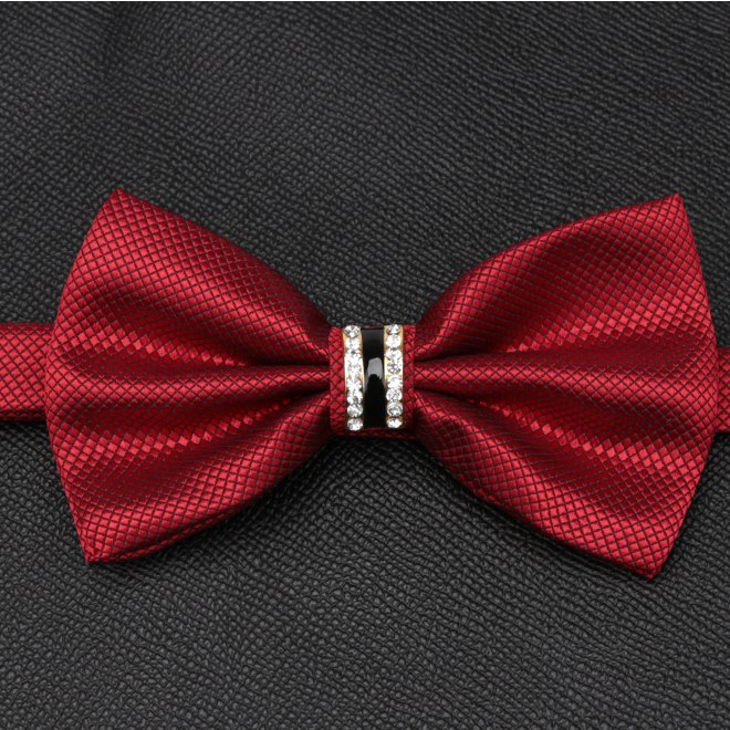 Men Luxurious Bowtie Groom Mens Striped Plaid Cravat Gravata Butterfly Wedding Bow Ties for Male Accessories Tie: LD-Z-017
