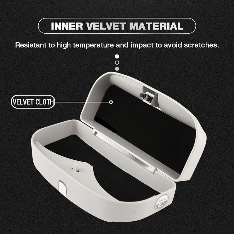 Universele Auto Visor Zonnebril Case Auto Glazen Doos Auto Zonnescherm Bill Clip Multifunctionele Auto Bril Opbergdoos Organizer Box