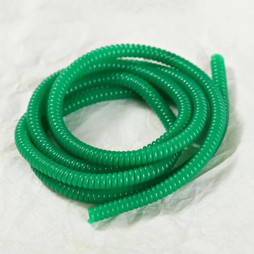 Soporte de Cable sólido de 60CM, Protector de Cable en espiral de TPU, organizador para el hogar: Multicolor