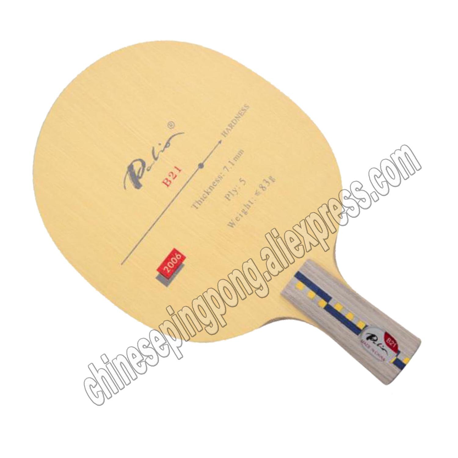 Palio Officiële B-21 B21 Tafeltennis Blade 5 Ply Pure Wood Allround Voor Tafeltennis Racket Game Ping Pong Game