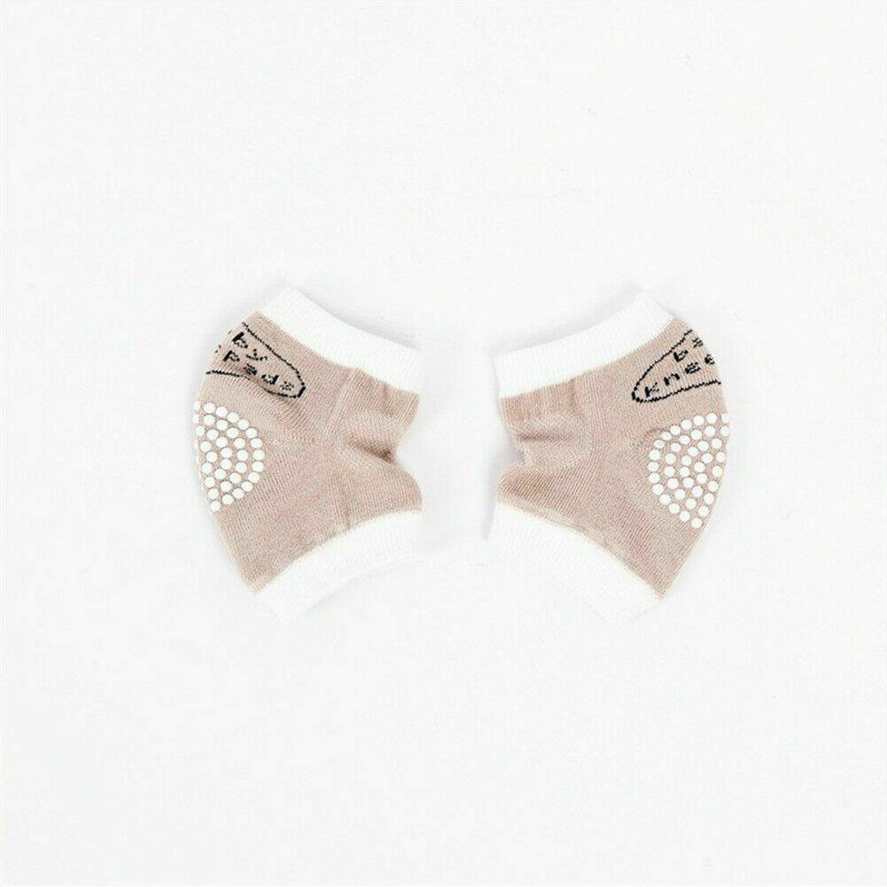 , rodilleras para niños, nuevas rodilleras para bebés, niños y niñas, rodilleras de seguridad para niños pequeños, Protector de Codera para gatear: Beige