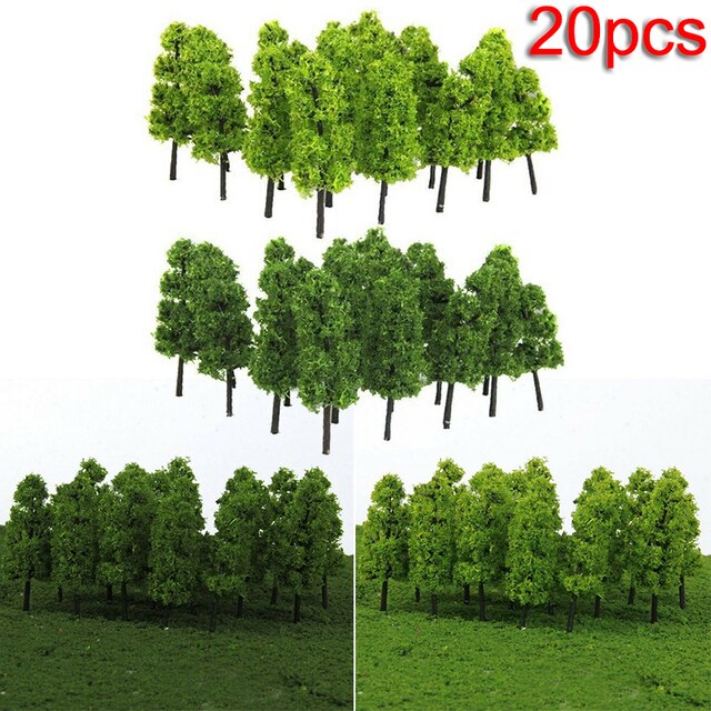 10Pcs Model Trein Z Gauge Straat Licht Led Platform Lamp Bonsai Landschap Railroad Decoratie Gebouw Landschap Accessoires Speelgoed: 63mm