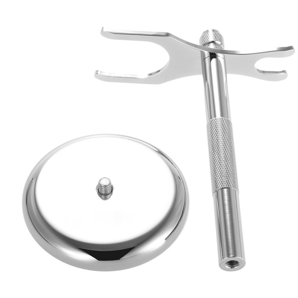 Männer Razor Halter Männlichen Rasierpinsel Zink-legierung Stand Razor Rack Desktop Halterung Rasieren Kompakte, Leichte Bad Zubehör