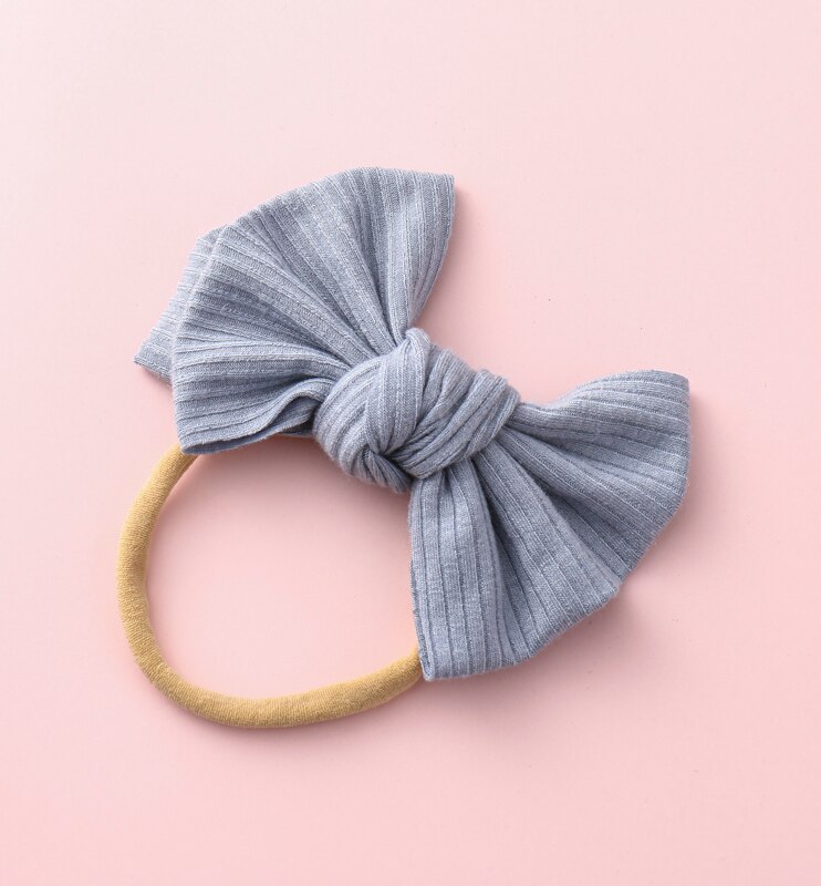 Pudcoco-lazos con moño para el pelo para niña, coleteros elásticos, accesorios para el cabello para niña pequeña: C