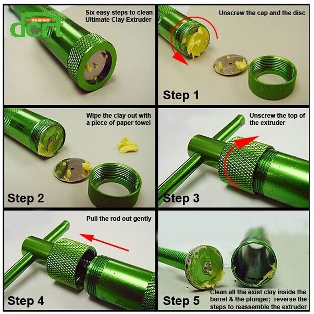 Ceramic Pottery Clay Extruders With 20 Disc Polymer Clay Sculpture Tools Fondant Cake Extruder Tools Soap Sugarcraft Baking Tool