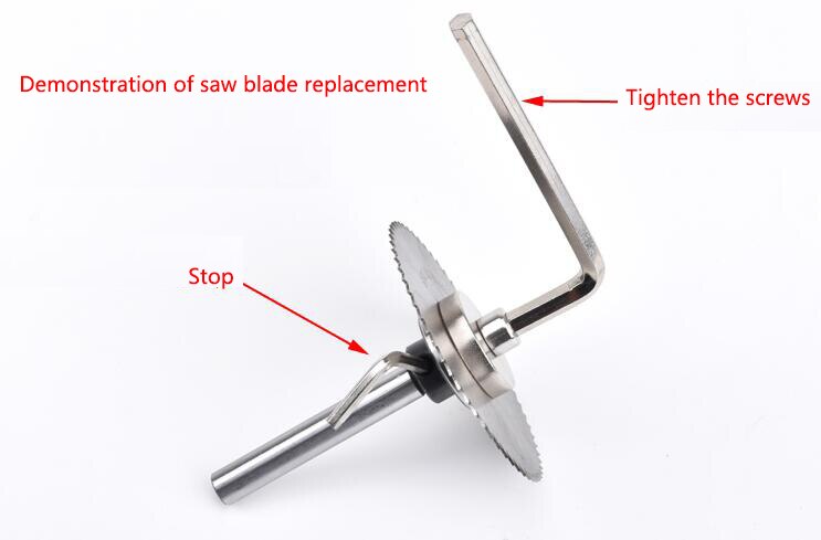 Albero per sega fai-da-te, asta di serraggio per lama da 16mm, albero di precisione per sega circolare