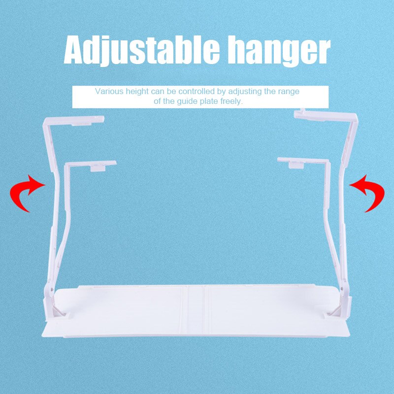 Adjustable Air Conditioner Deflector Telescopic Air Outlet Wind Shield for Home LXY9