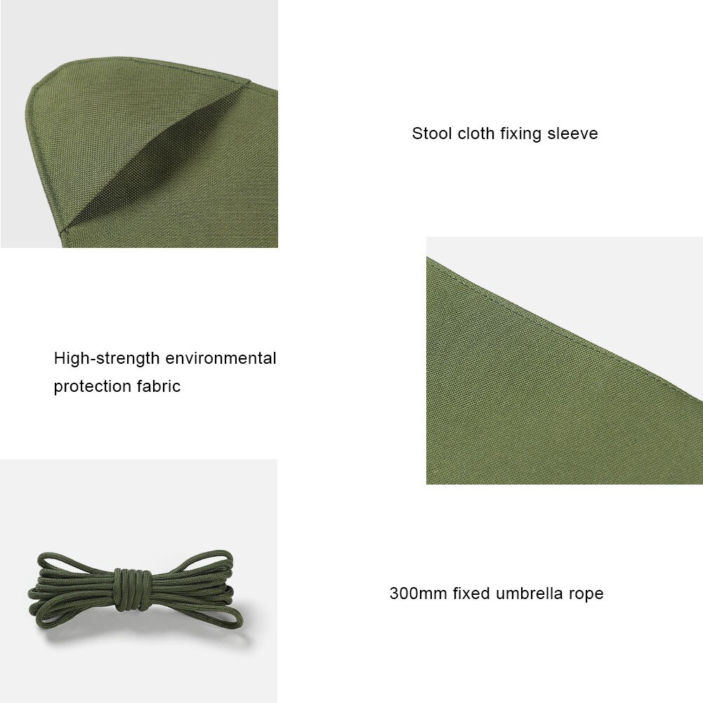 Portable Folding Tripod Stool Cloth DIY Waterproof Portable Camping Stool for Outdoor Camping Stool Hiking Fishing Stool