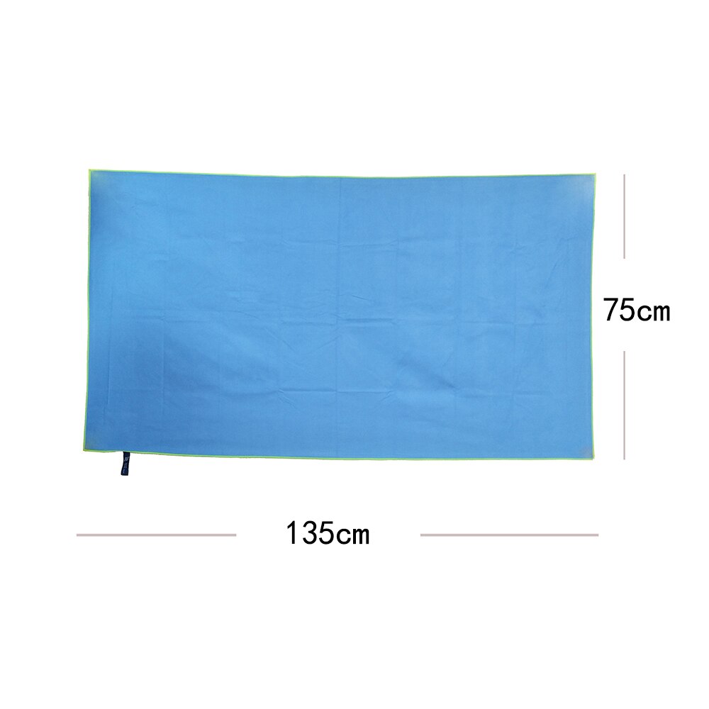 Zipsoft merke gym håndkle 75 x 135cm sportsbad strand mikrofiber stoffer teppe fotturer camping svømming reise