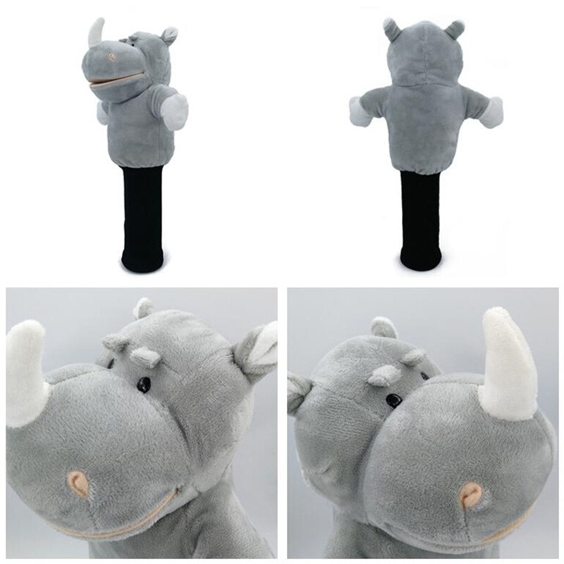 Capa de cabeça de golfe de todos os tipos de animais, capa de mascote de golfe com encaixe para madeira de bilhar, novidade, presente fofo, masculino e feminino