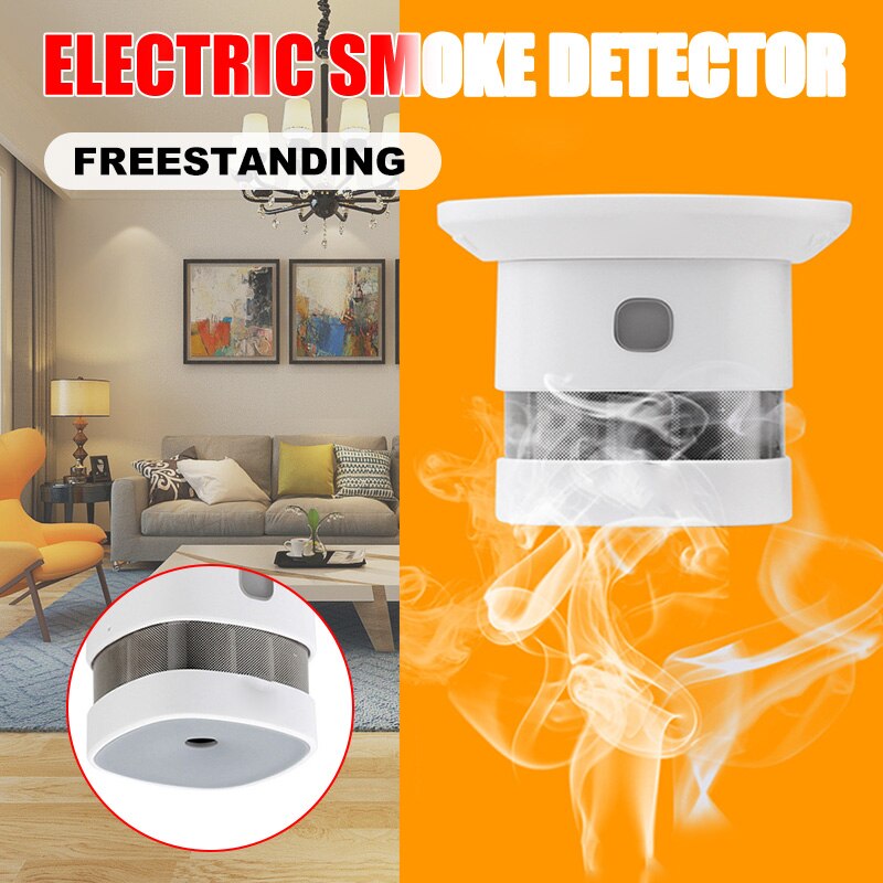 Smoke Detector Alarm with Built-In 10-Year Battery Fire Alarm Detector 80dB Health99