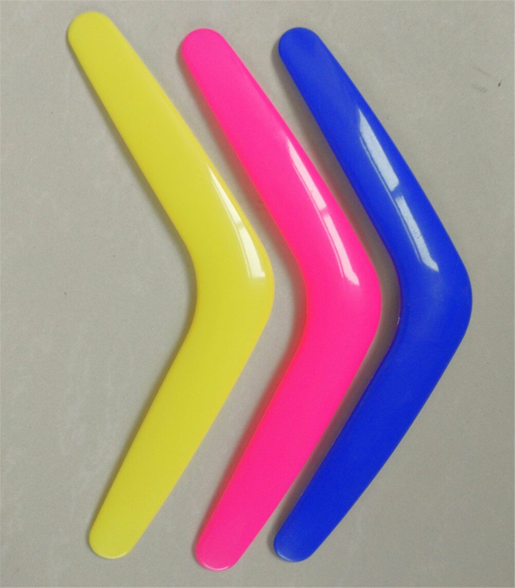 V Shape Boomerang Handmade Plastic Outdoor Fun Sports Luminous Outdoor Park Special Flying Toys Flying Disk Flying Saucer