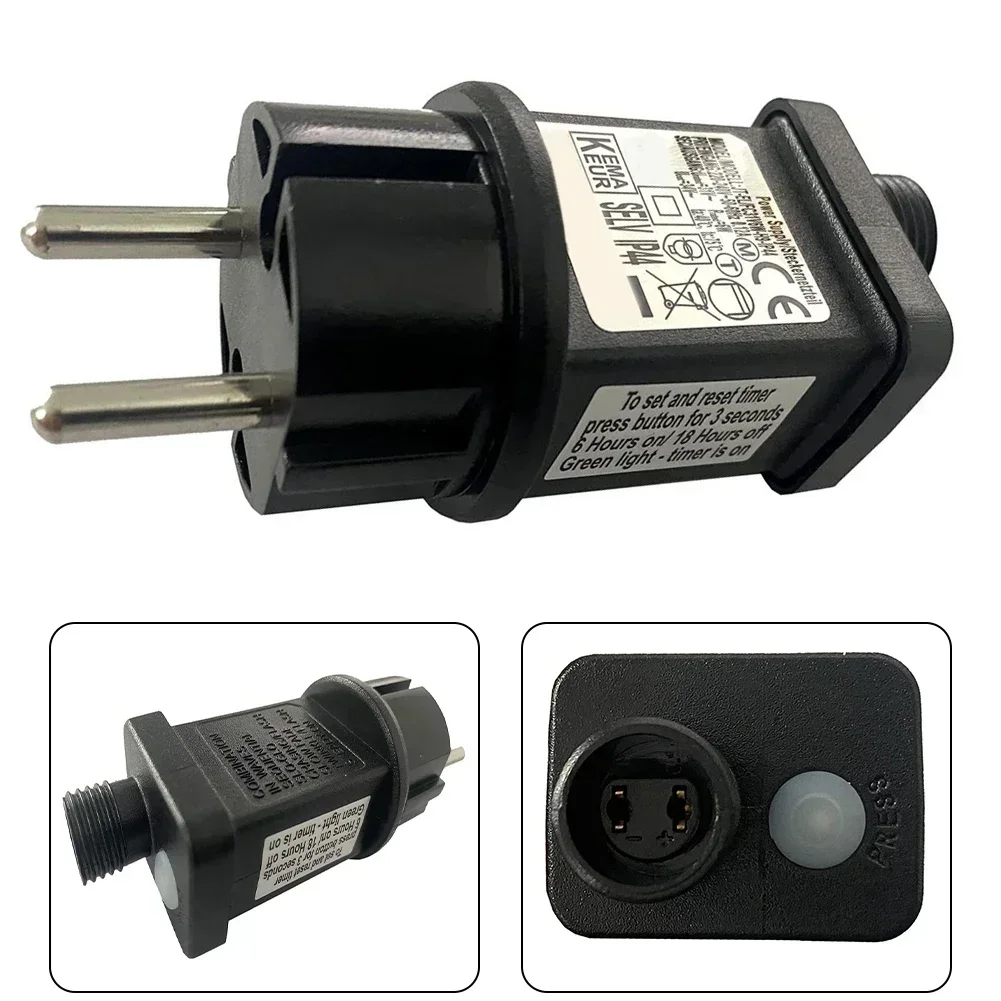 Adaptateur d'alimentation 31V 6W, transformateur LED IP44, remplacement pour éclairage d'arbre de noël, lumière féerique, prise E U pour basse tension