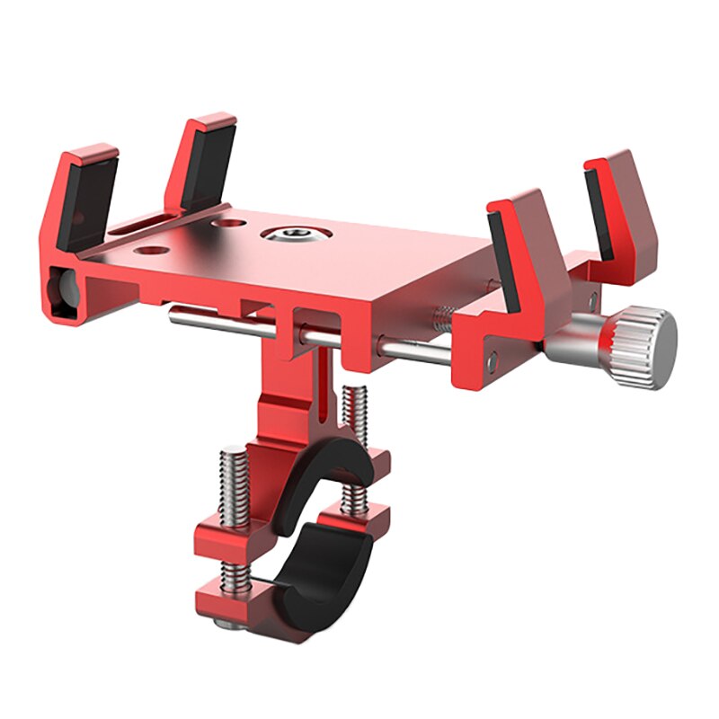 Support de support de téléphone portable anti-dérapant réglable pour Xiaomi M365 Pro support de téléphone Scooter électrique: Red