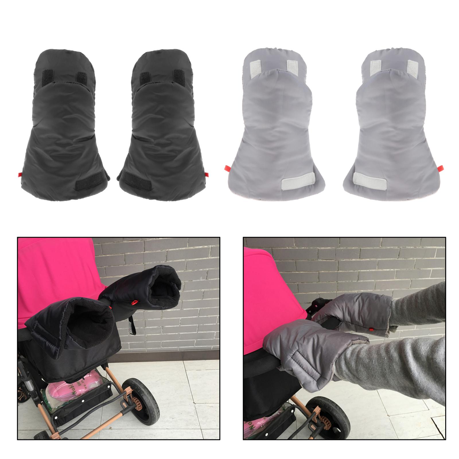 Baby Pushchair Hand Warmer Gloves Stroller Hand Muff Winter Stroller Gloves Toddler Pram Carriage Handbar Cover Accessory