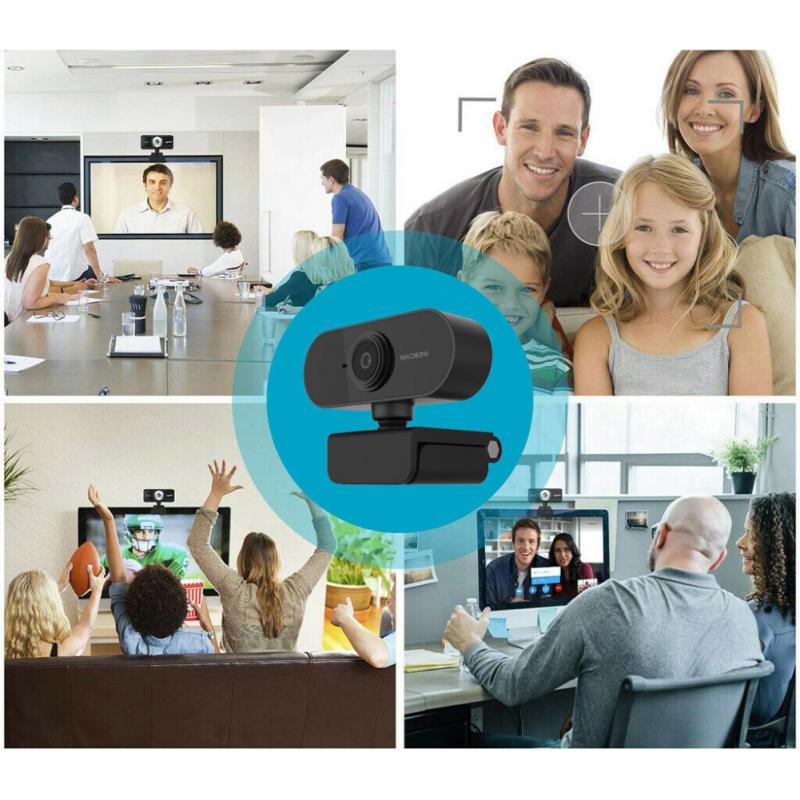 1080P HD Webcam Mikrocomputer PC Webcam Mit Mic Auto-Fokus USB Drehbare Mini Kamera Verwendet Für Live-Video anruf Konferenz Arbeit