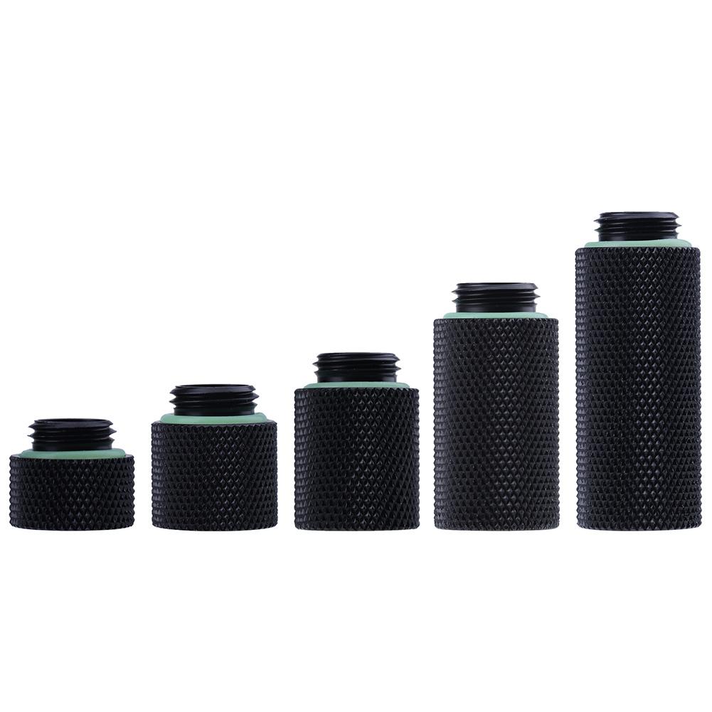 G1/4 Thread Water Cooling Tube Base Chrome Plated Tube Extender for PC Water Cooling System Accessories 10/15/20/30/40mm