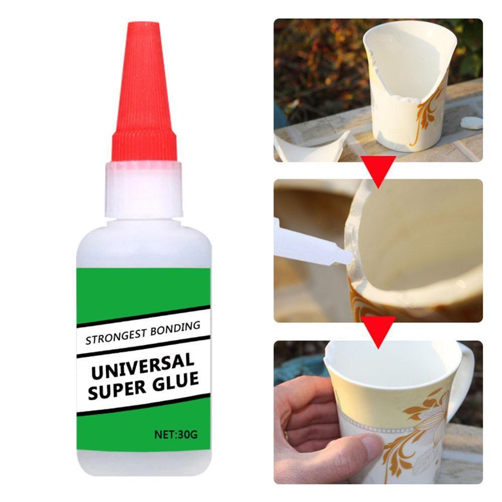 1PCS Uniglue Universal Super Glue Strong plastic Quick For Resin Dry Metal Glass Glue 30ml Ceramic Use Easy To Y1Z6