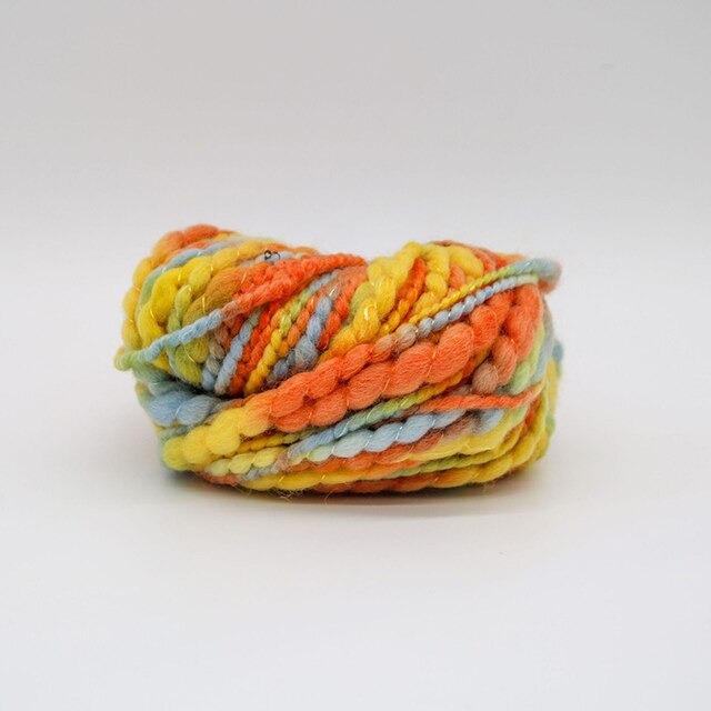 Holaroom 50G/Bal Segment Geverfd Wol Garen Fancy Garen Handwerk Hoed Sjaal Kleding Gebreide Haak Garen Diy Hand breien Draad