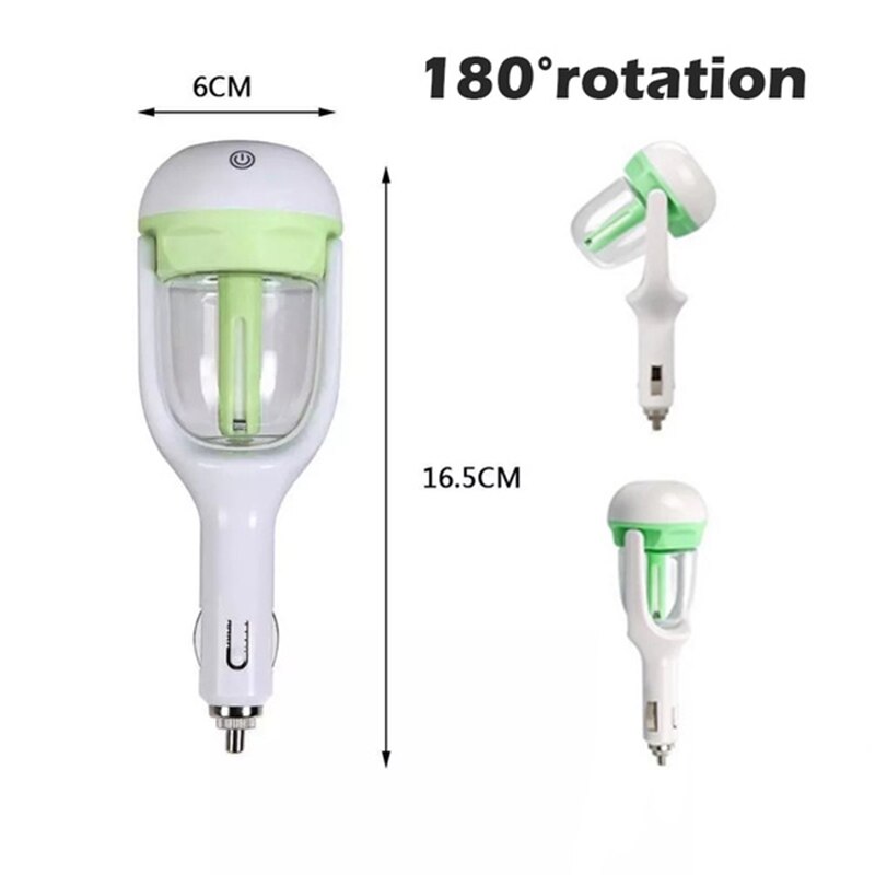 Car Air Freshener Diffuser Car Steam Air Humidifier Aroma Diffuser Mini Air Puri