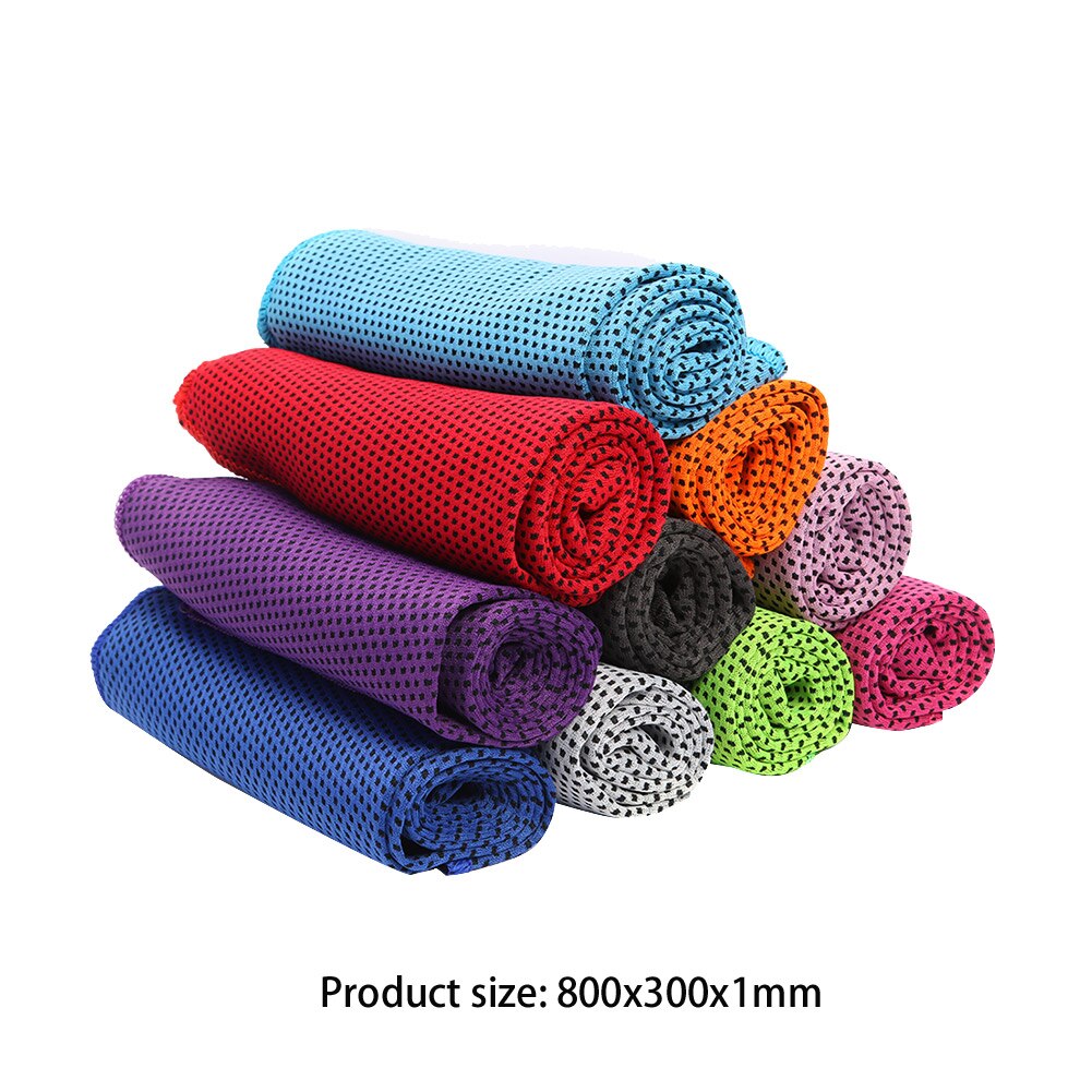 Ice Cold Sports Towel Summer Gym Outdoor Fitness Exercise Quick Dry Cooling Towel for Men Women Unisex