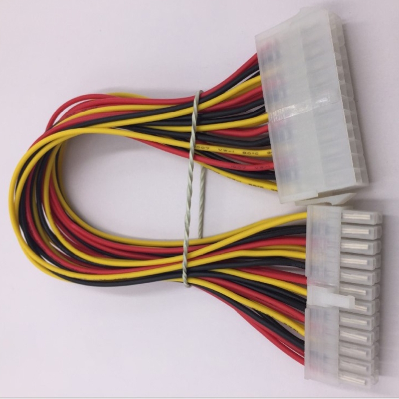 ATX 24p Power Output Extension Cable Synchronizer Computer Cable Adapter 30cm/11.81in T21A