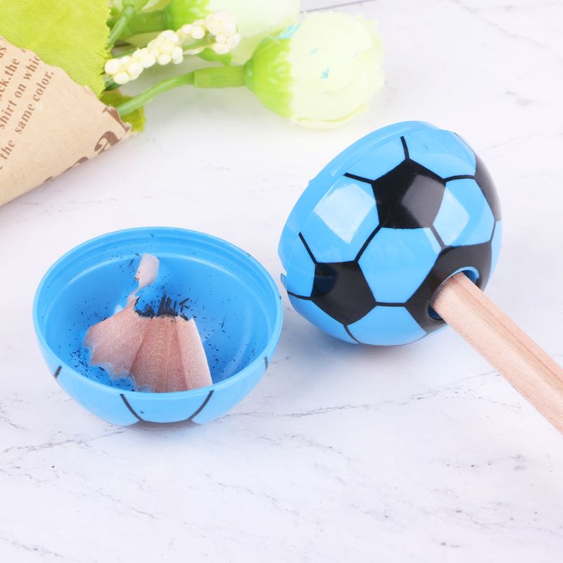 Soccer Ball Pencil Sharpener Football Shape School Supplies Stationary