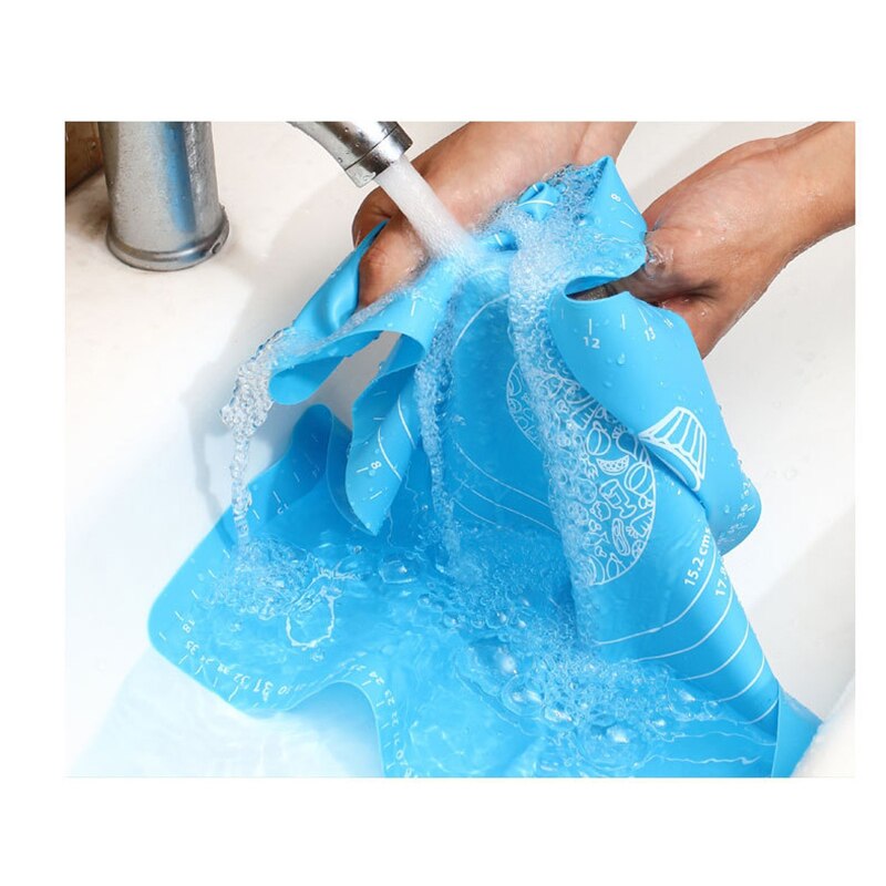 Non-stick Silicone Baking Mat with Scale Dough Pad Kneading Dough Non Stick Pastry Crepes Pizza Dough Mats Kitchen Baking Tools