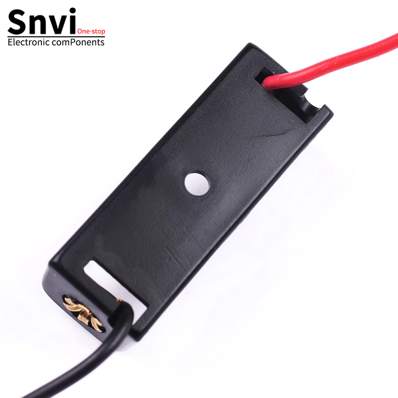 Caja de batería de 12v23A, experimento de timbre de una sola/doble celda, control remoto de coche, soporte de batería de dos celdas, con cables/pasadores, 27A