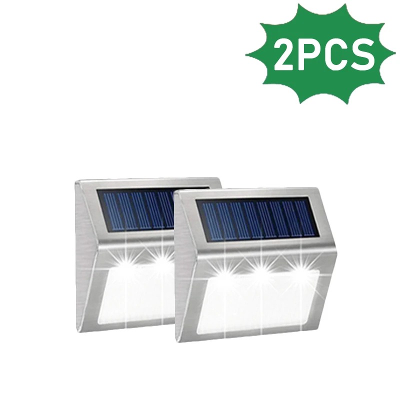 1 ~ 10 stks Solar Trapverlichting Waterdicht Yard Garden Light voor Buiten Patio Rvs Solar Lamp Outdoor Hek Decor: orange / 6-10W