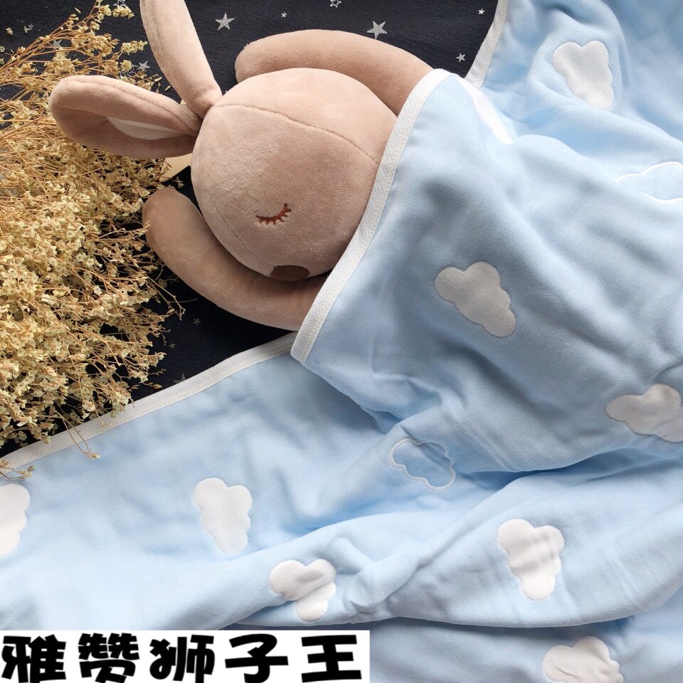 Ya zel 120x150 trapunta estiva in garza a 6 strati coperta per bambini in cotone trapunta per dormire super morbida super spessa