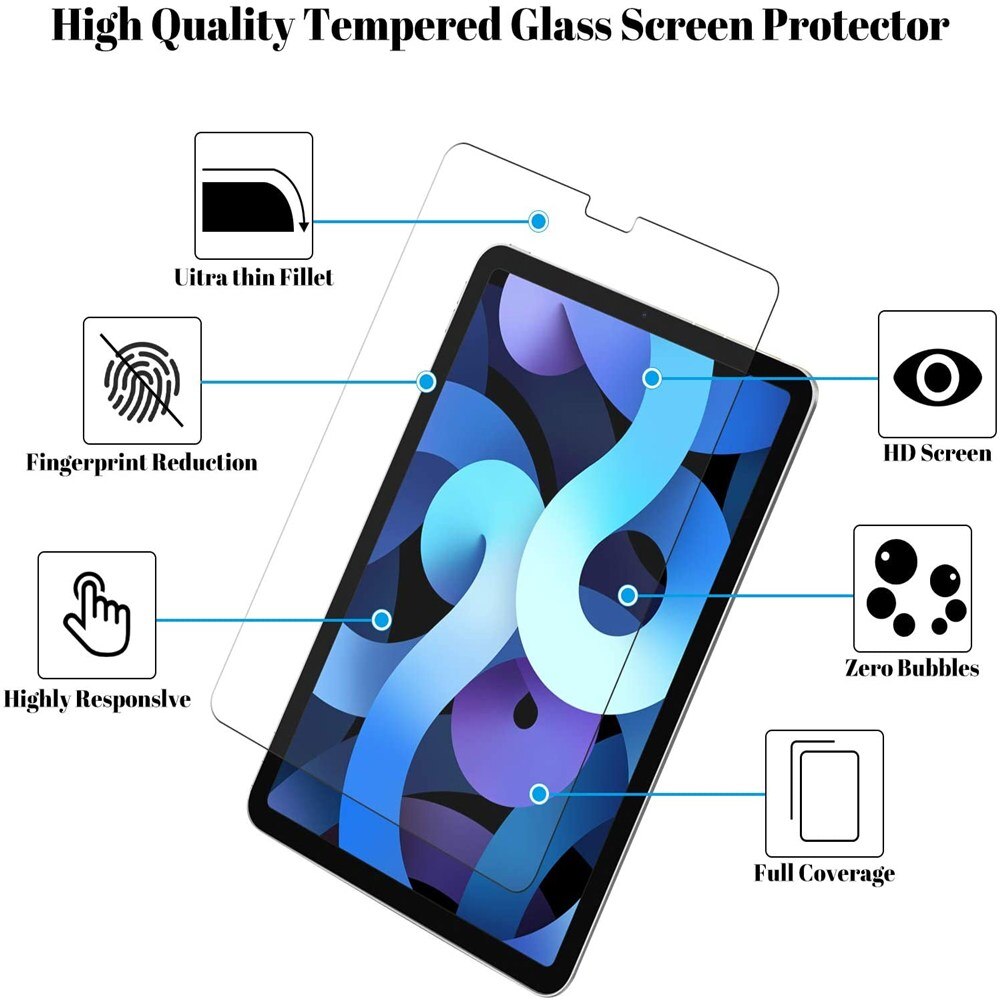 Gehard Glas Screen Protector Voor Ipad Air 4 10.9 Ipad 2 3 6 7 8th Pro 9.7 10.2 10.5 11 inch Mini 5 7.9 Tablet Beschermende Film