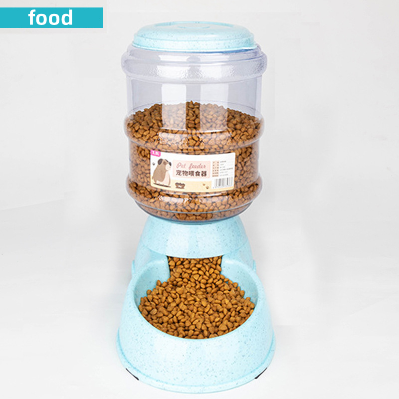 Cuencos alimentadores para mascotas de gran capacidad, cuenco de comida para perros pequeños, dispensador automático de agua, cuencos para gatos, cuencos de alimentación para mascotas, cuenco de agua para beber: Rosa