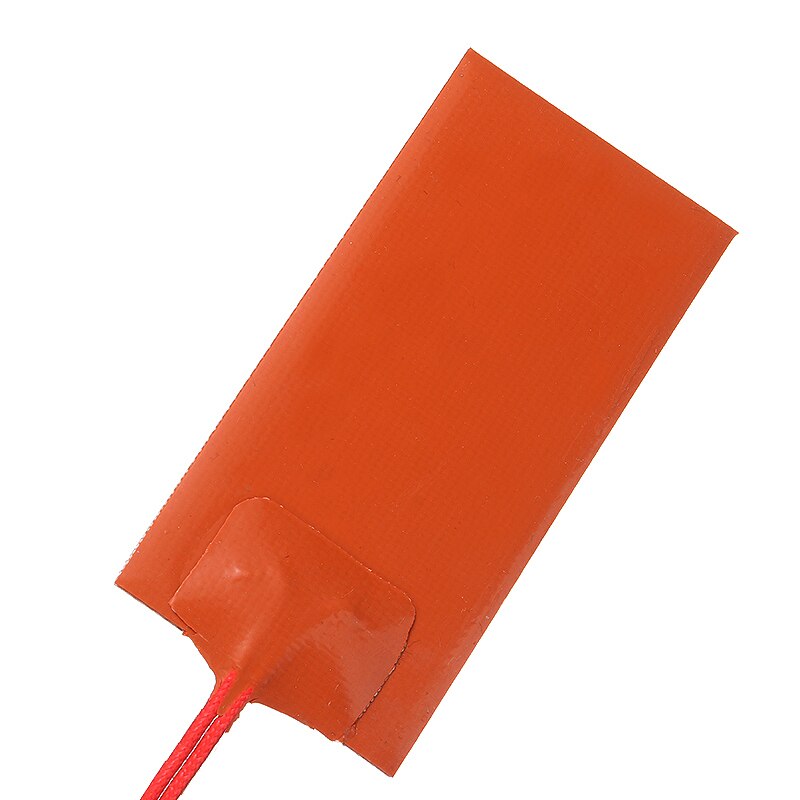 1pc grzałka silikonowa Podkładka 12V 15W ogrzewanie stała temperatura płyta panelu 50x100mm na artykuły domowe