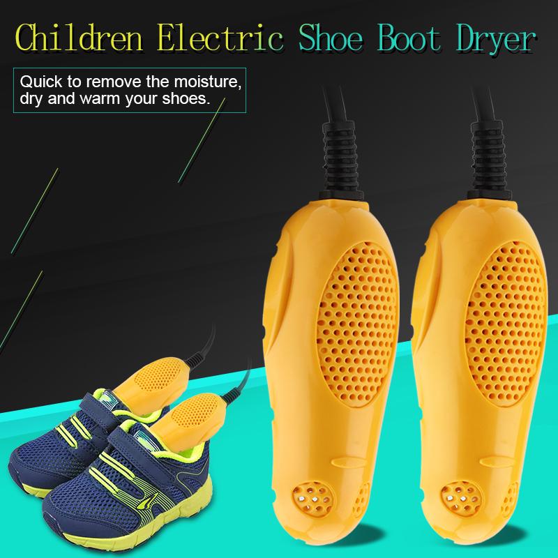 10W Elektrische Kinder Schuh Boot Trockner Wärmer Deodorant Gerät Fuß Schutz 220V EU Stecker für Kinder Schuh