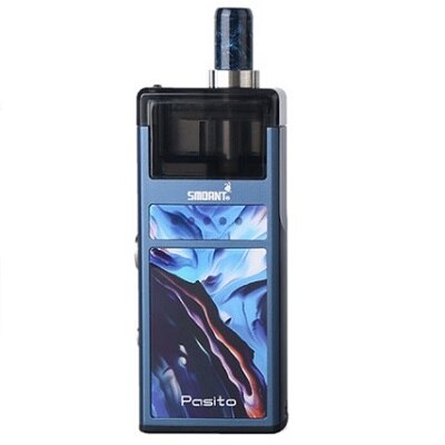 在庫オリジナル Smoant Pasito Pod キット 25 ワット 1100mAh Mod 3 ミリリットル空のカートリッジメッシュ 0.6ohm/Ni80 1.4ohm コイル気化器 VS オリオン: 青い