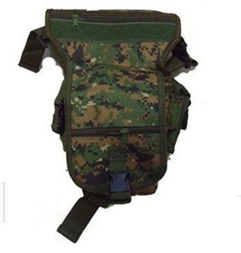 Riñonera de nailon para hombre, bolsa para pierna, muslo: Green